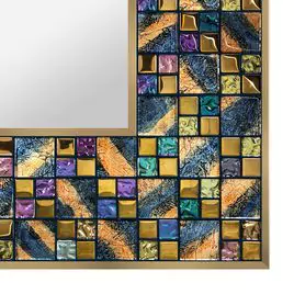Marrakech mosaic frame design on a clean background.